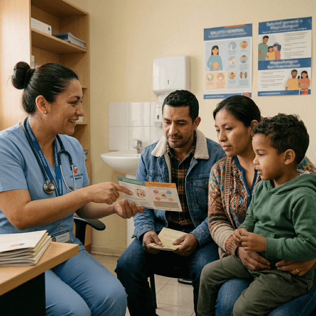 Curso Interculturalidad, Derechos Humanos y Salud Online Profesional de salud brindando atención inclusiva con enfoque de interculturalidad y derechos humanos