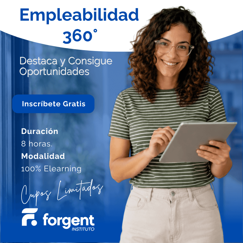 Curso Empleabilidad 360° Gratis y Online | Forgent Instituto